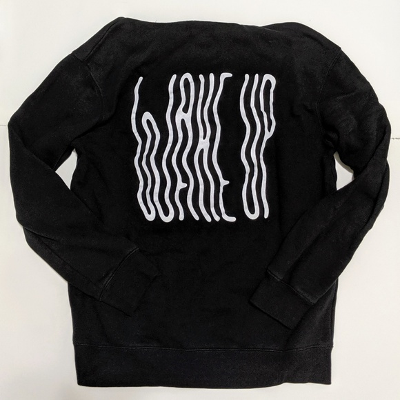 WAKE UP Unisex Pullover Hoodie - Picture 2 of 3